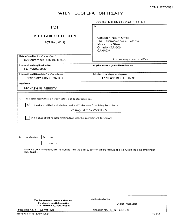 Document de brevet canadien 2244089. PCT 19980723. Image 2 de 10