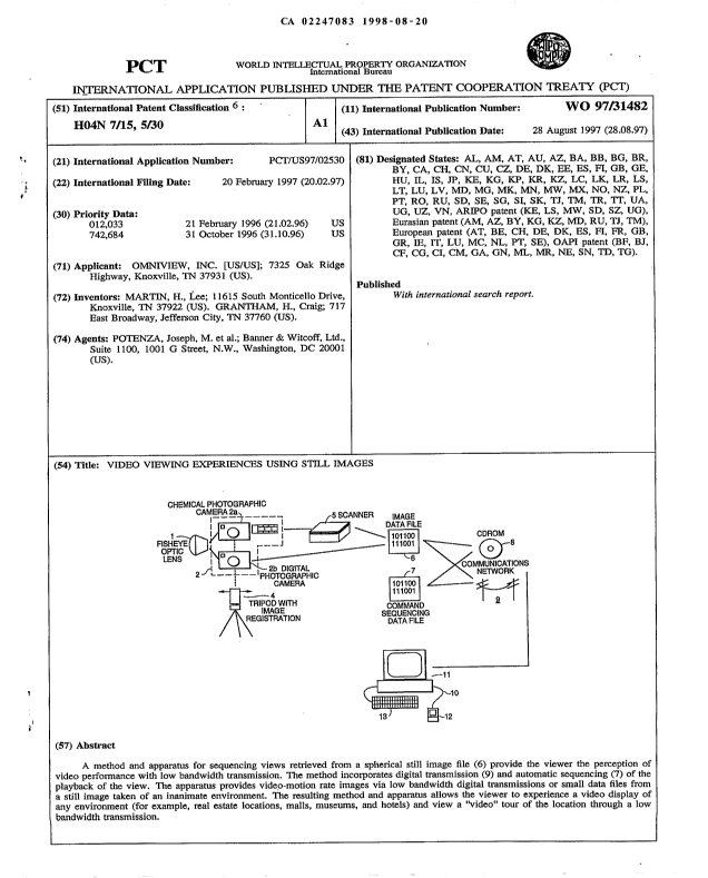 Document de brevet canadien 2247083. Abrégé 19980820. Image 1 de 1