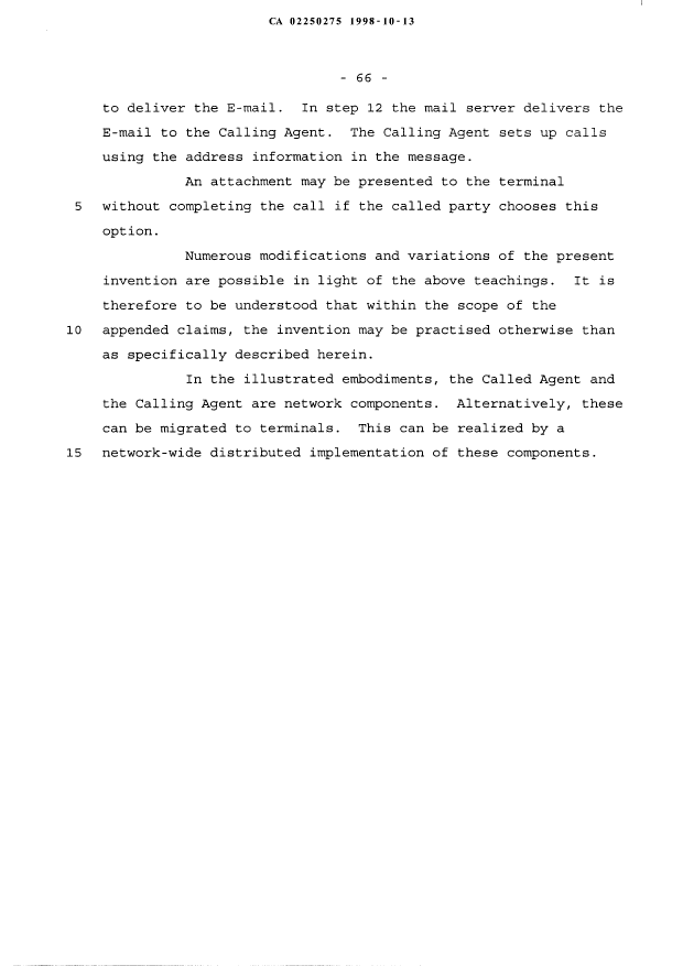 Canadian Patent Document 2250275. Description 19971213. Image 66 of 66