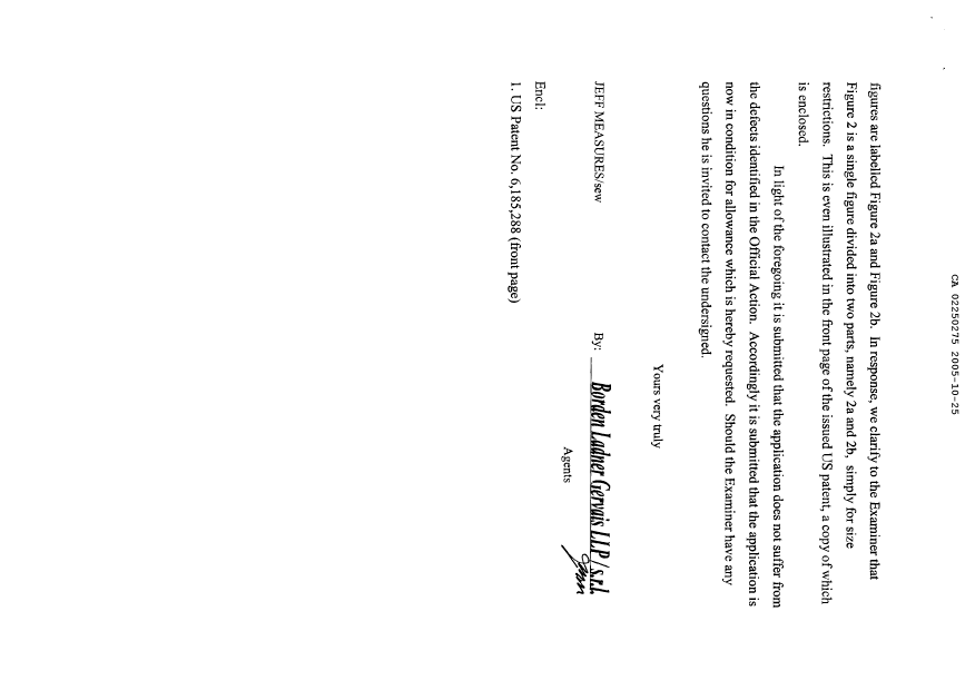 Canadian Patent Document 2250275. Prosecution-Amendment 20041225. Image 2 of 2