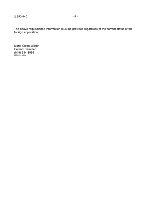 Canadian Patent Document 2250840. Prosecution-Amendment 20031222. Image 5 of 5