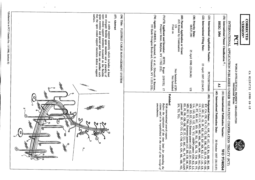 Canadian Patent Document 2251732. Abstract 19981015. Image 1 of 1