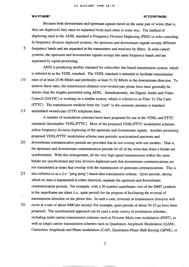 Canadian Patent Document 2251887. Description 19981019. Image 2 of 15