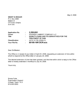 Document de brevet canadien 2255652. Correspondance 20071209. Image 1 de 1