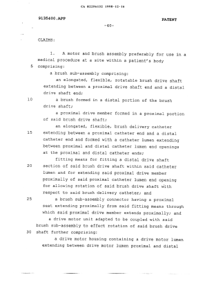 Document de brevet canadien 2256132. Revendications 19971216. Image 1 de 25