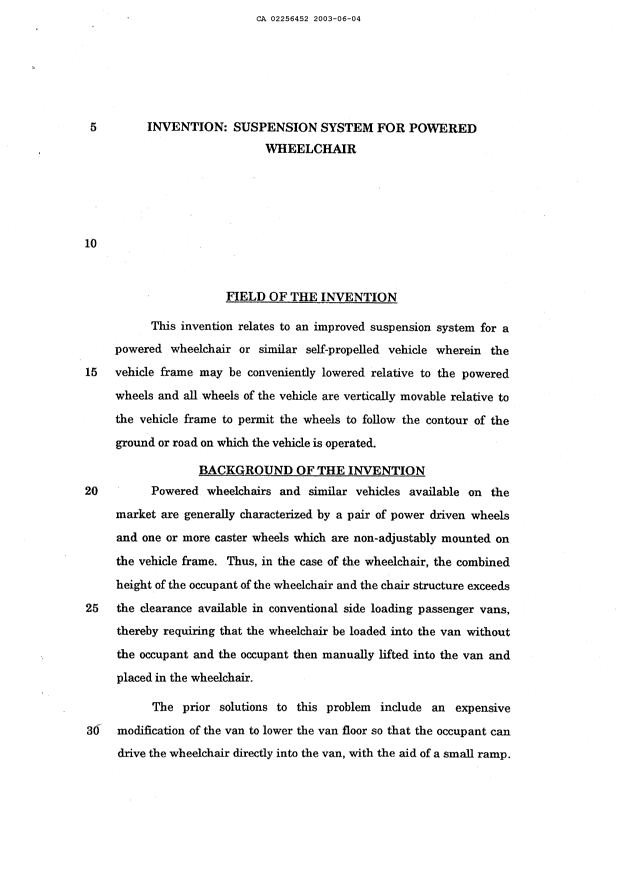 Document de brevet canadien 2256452. Description 20030604. Image 1 de 13