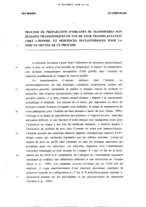 Canadian Patent Document 2258872. Description 19981216. Image 1 of 63
