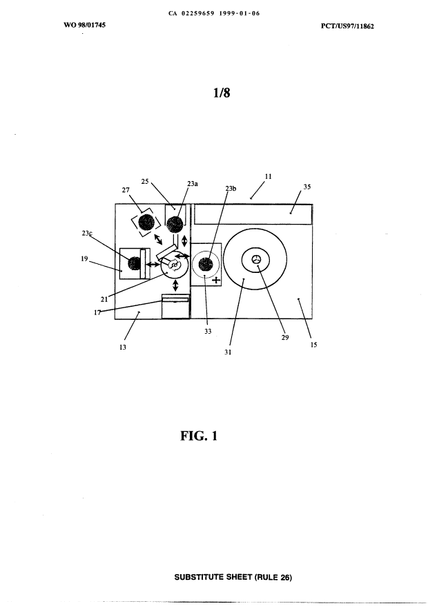 Canadian Patent Document 2259659. Drawings 19990106. Image 1 of 8