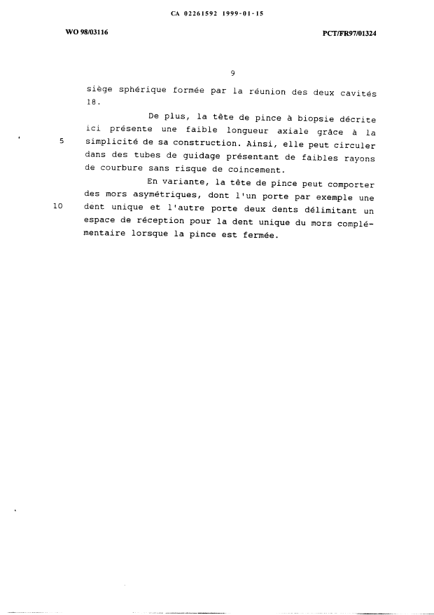 Document de brevet canadien 2261592. Description 20041208. Image 9 de 9