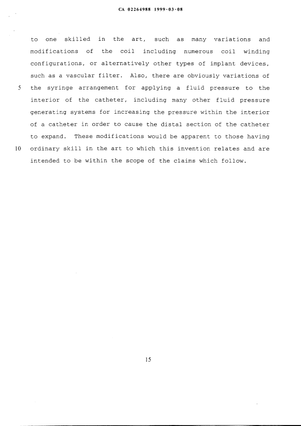 Canadian Patent Document 2264988. Description 19990308. Image 15 of 15