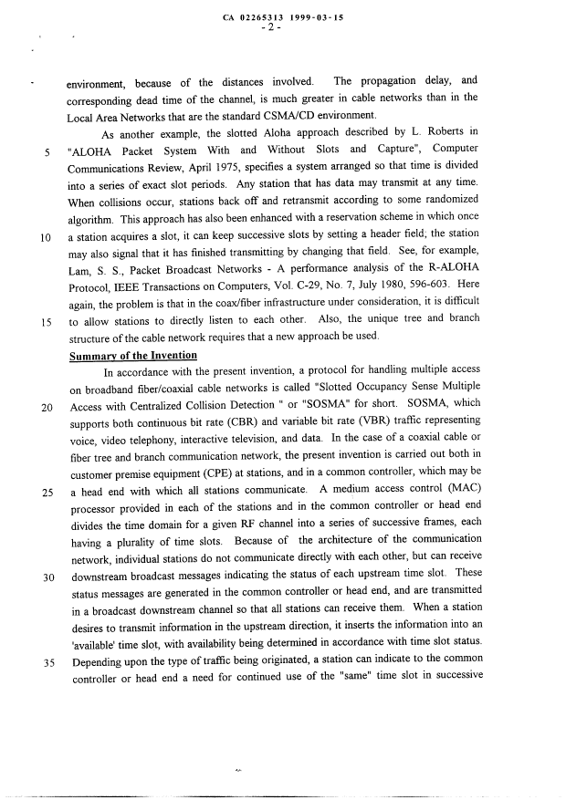 Canadian Patent Document 2265313. Description 19981215. Image 2 of 25