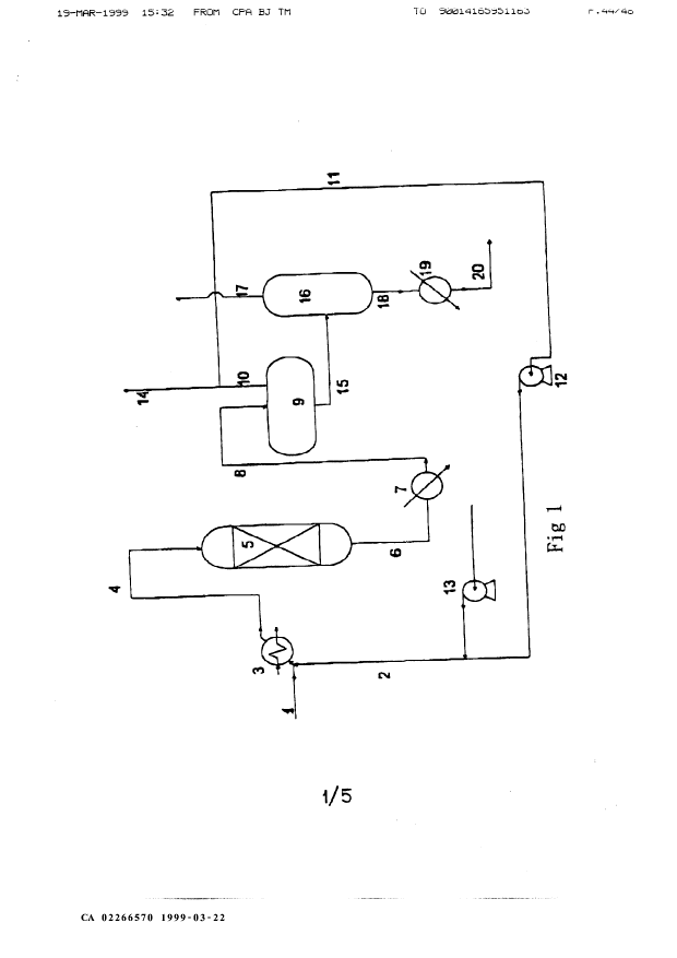 Canadian Patent Document 2266570. Drawings 19990322. Image 1 of 5