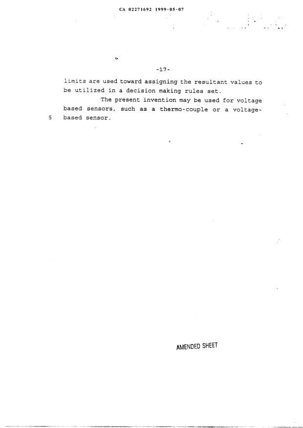Canadian Patent Document 2271692. Description 19990507. Image 18 of 18