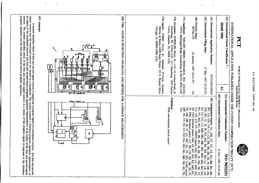 Document de brevet canadien 2275409. Abrégé 19981216. Image 1 de 1
