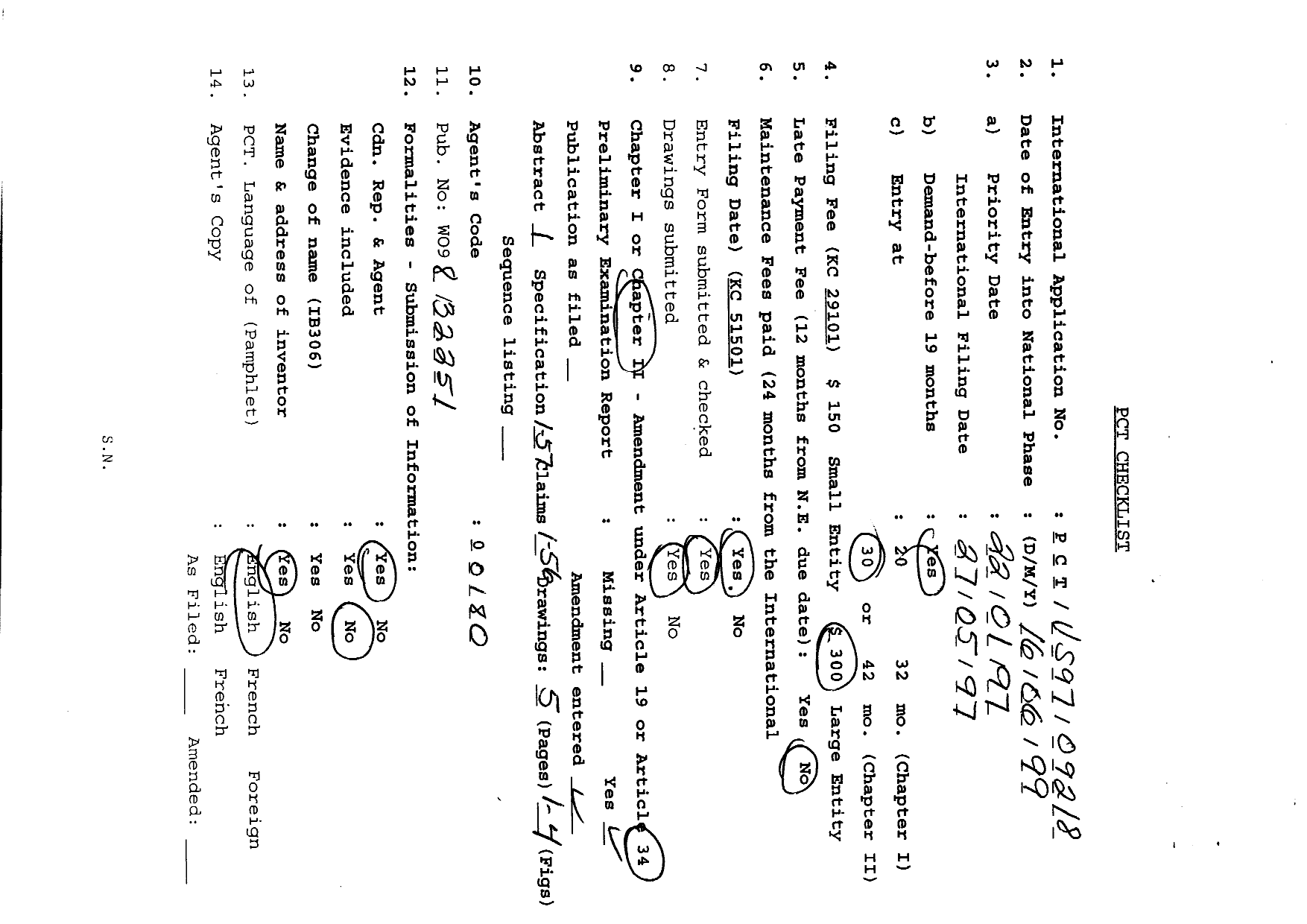 Document de brevet canadien 2275409. PCT 19981216. Image 1 de 37