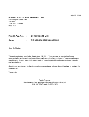 Canadian Patent Document 2275409. Correspondence 20101227. Image 1 of 1