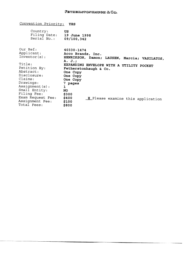 Canadian Patent Document 2275524. Assignment 19990618. Image 2 of 12