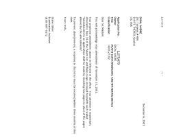 Document de brevet canadien 2275673. Correspondance 20001206. Image 1 de 1