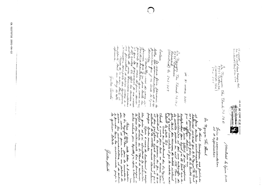 Document de brevet canadien 2275732. Poursuite-Amendment 20001212. Image 23 de 23