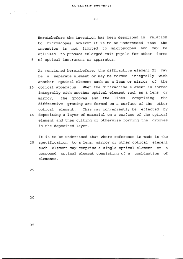 Canadian Patent Document 2275819. Description 20100521. Image 11 of 11
