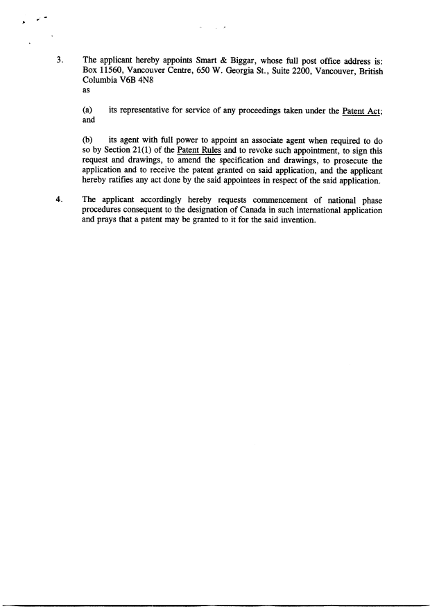 Canadian Patent Document 2278786. Assignment 19990721. Image 4 of 4