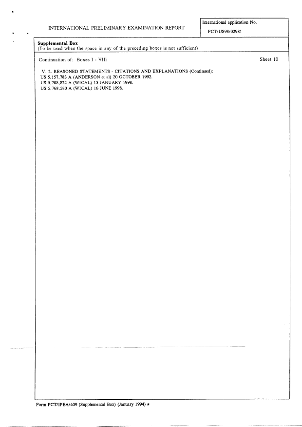 Document de brevet canadien 2281645. PCT 19990817. Image 6 de 6