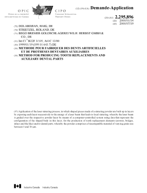 Document de brevet canadien 2295896. Page couverture 19991218. Image 1 de 1