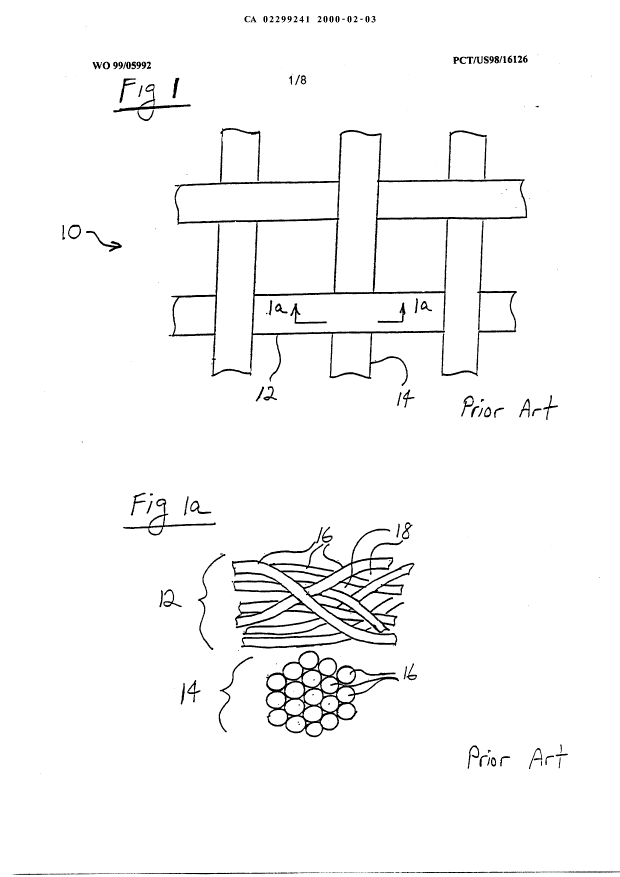 Canadian Patent Document 2299241. Drawings 20000203. Image 1 of 8