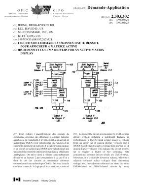 Document de brevet canadien 2303302. Page couverture 19991223. Image 1 de 2