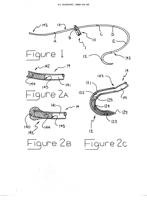 Canadian Patent Document 2303692. Drawings 20000405. Image 1 of 6