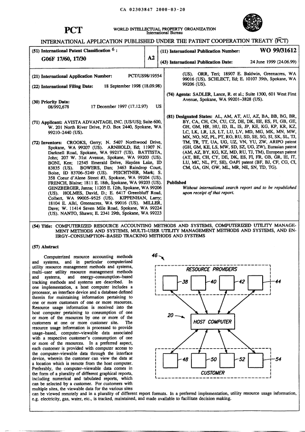 Document de brevet canadien 2303847. Abrégé 20000320. Image 1 de 1