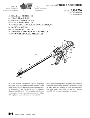 Canadian Patent Document 2304750. Cover Page 20000601. Image 1 of 1