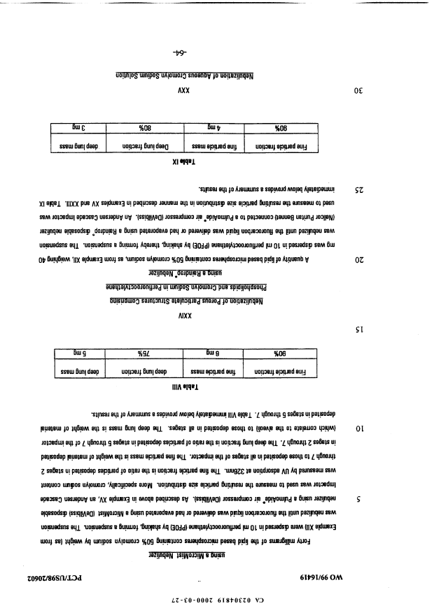 Canadian Patent Document 2304819. Description 19991227. Image 64 of 65