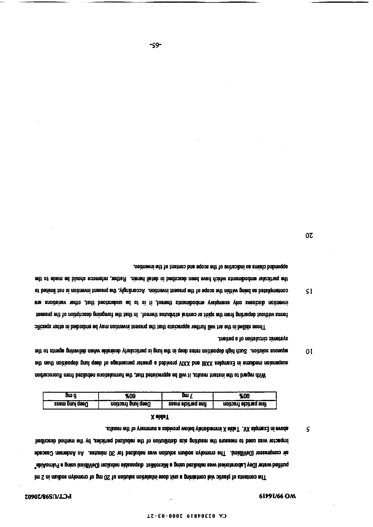 Canadian Patent Document 2304819. Description 19991227. Image 65 of 65