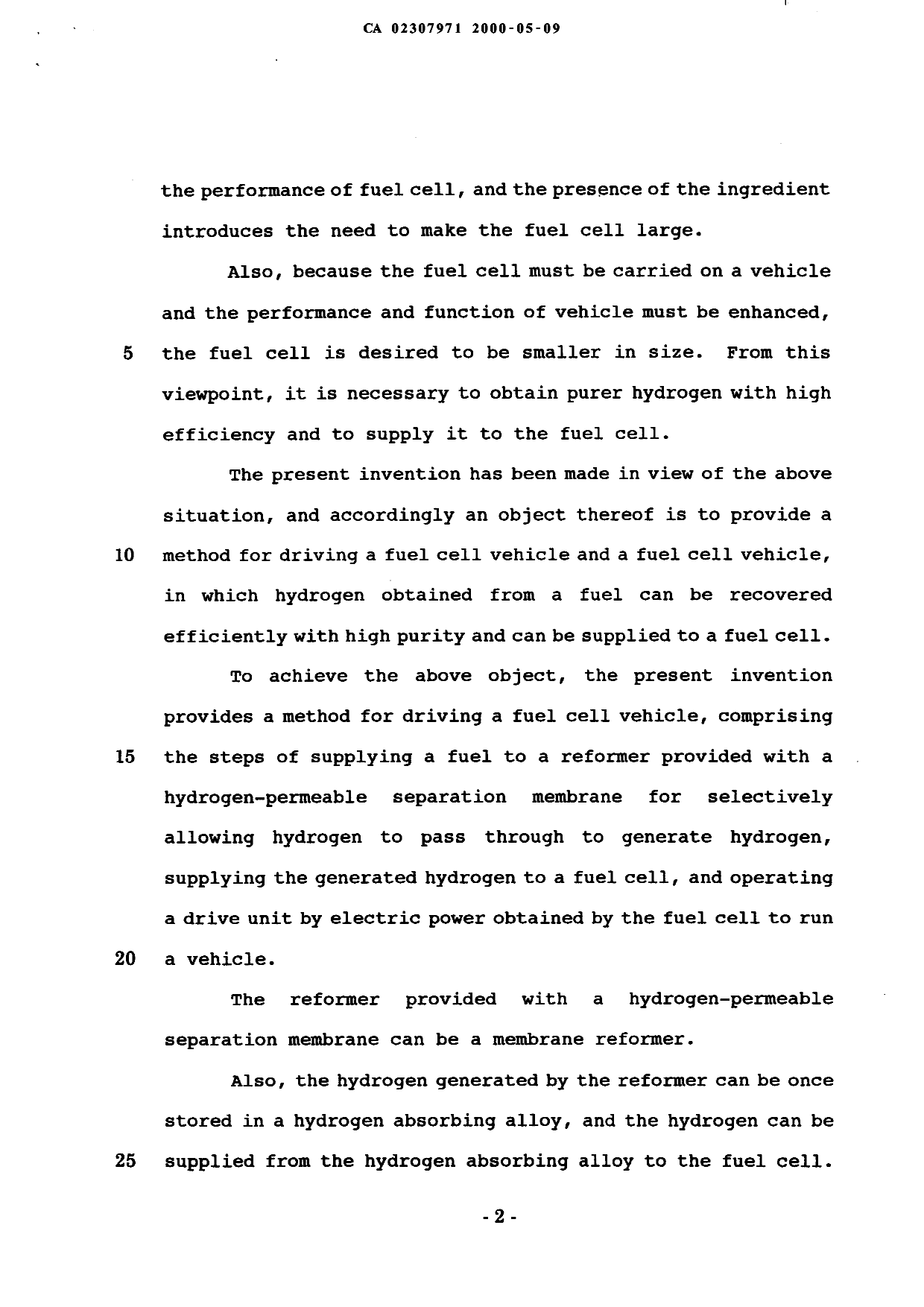 Canadian Patent Document 2307971. Description 19991209. Image 2 of 15