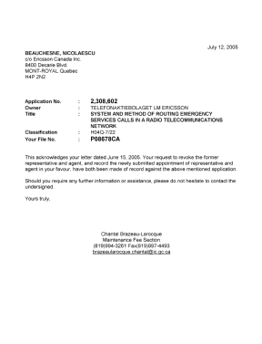 Canadian Patent Document 2308602. Correspondence 20041212. Image 1 of 1