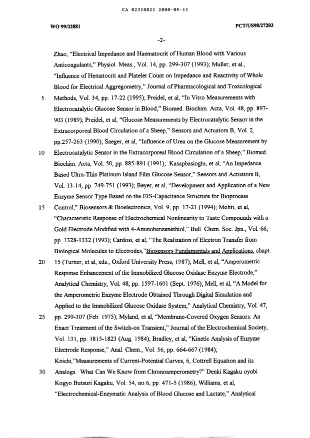 Canadian Patent Document 2310021. Description 20030925. Image 2 of 20