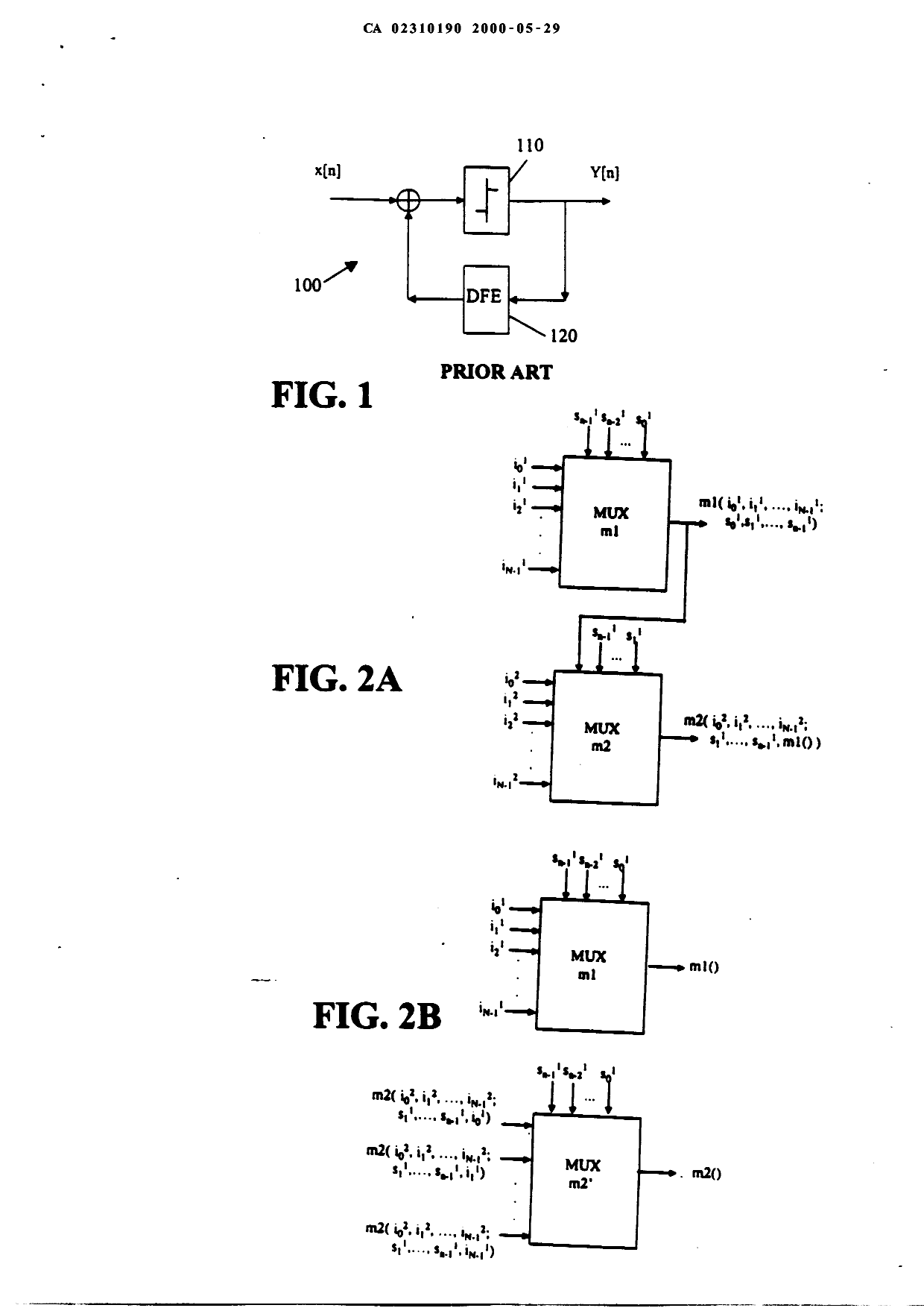 Canadian Patent Document 2310190. Drawings 20000529. Image 1 of 3