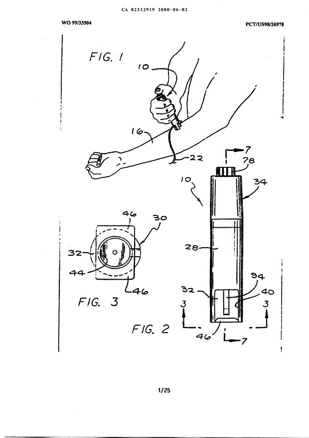 Canadian Patent Document 2312919. Drawings 20000602. Image 1 of 25