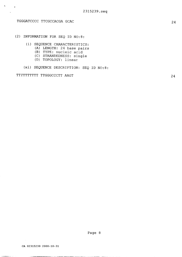 Canadian Patent Document 2315239. Description 20070402. Image 56 of 56