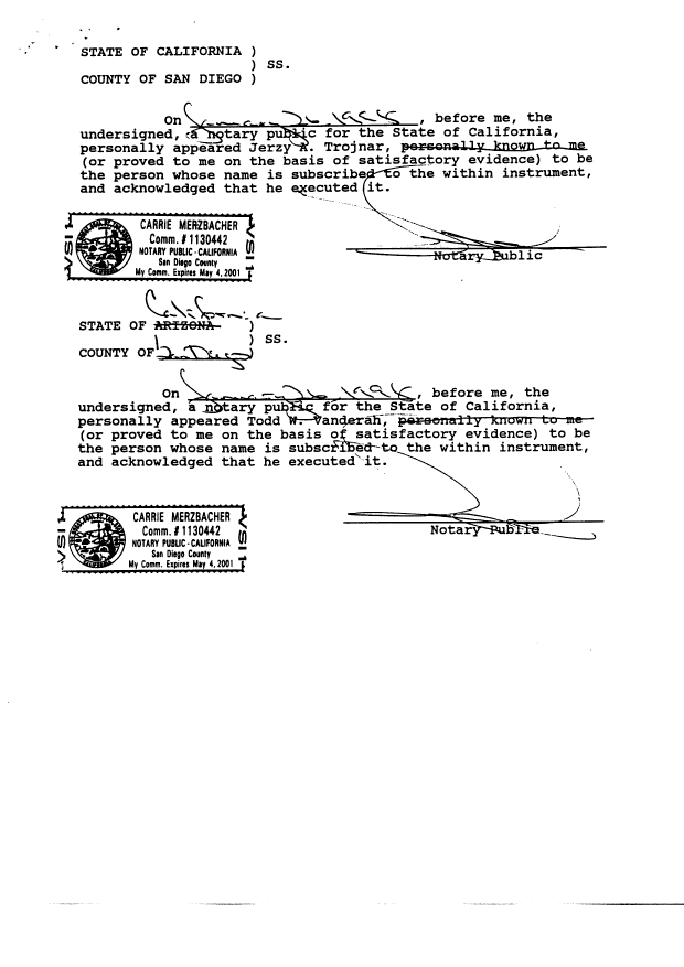 Canadian Patent Document 2315878. Assignment 20001002. Image 8 of 8