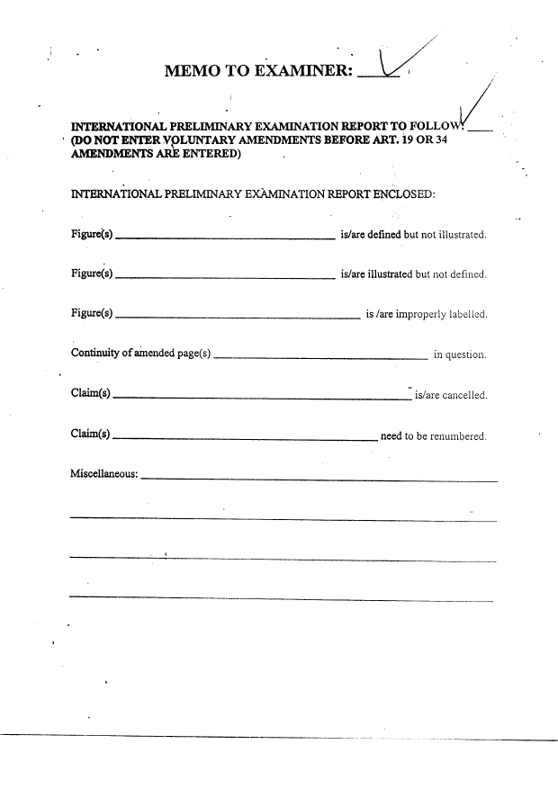 Canadian Patent Document 2320217. Prosecution-Amendment 20000810. Image 1 of 1