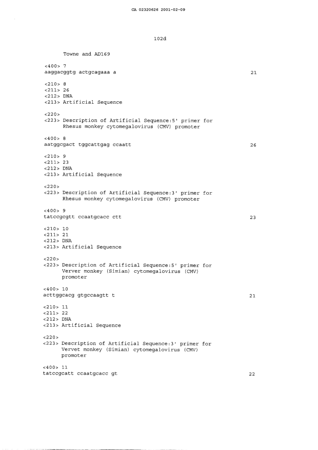 Canadian Patent Document 2320626. Correspondence 20010209. Image 8 of 8