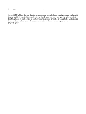 Document de brevet canadien 2323883. Correspondance 20141201. Image 2 de 2