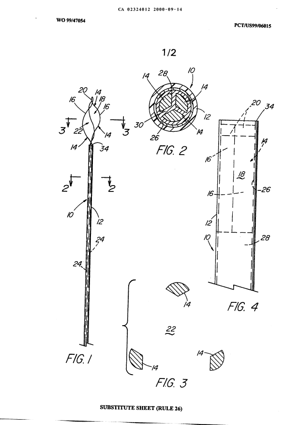 Canadian Patent Document 2324012. Drawings 20000914. Image 1 of 2