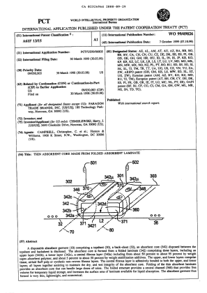 Canadian Patent Document 2326564. Abstract 20000929. Image 1 of 1