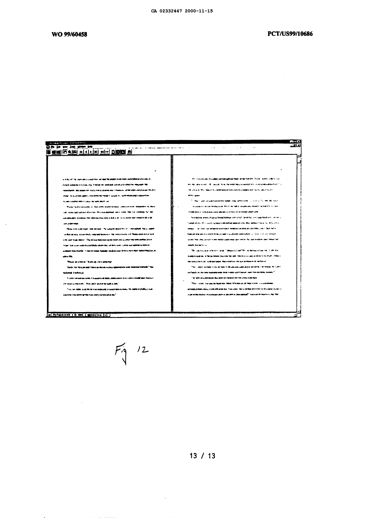 Canadian Patent Document 2332447. Drawings 19991215. Image 13 of 13
