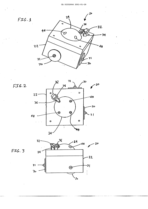 Canadian Patent Document 2332644. Drawings 20001229. Image 1 of 4