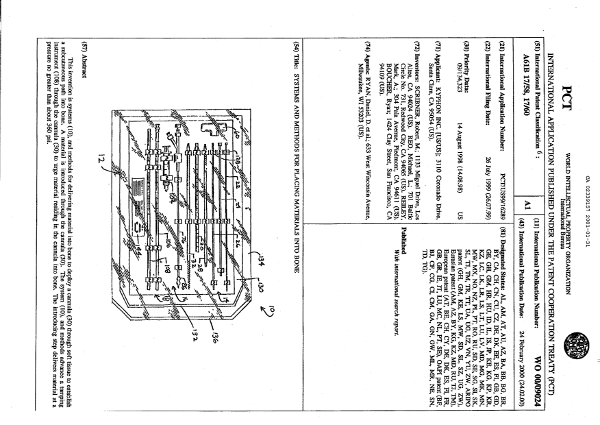 Canadian Patent Document 2339157. Abstract 20010131. Image 1 of 1