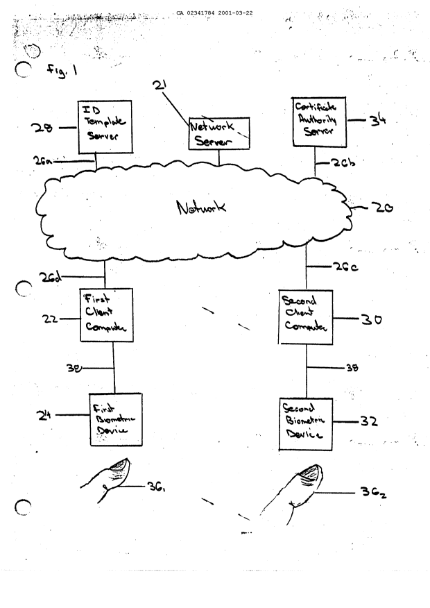Canadian Patent Document 2341784. Drawings 20010322. Image 1 of 6